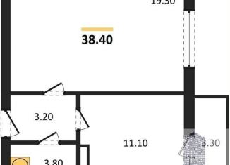 Продаю 1-ком. квартиру, 38.4 м2, посёлок Отрадное