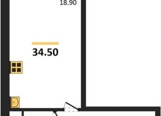 Продаю квартиру студию, 34.5 м2, Новосибирск, метро Площадь Маркса