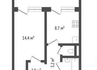 Продается 1-комнатная квартира, 32 м2, Красноярск, Даурская улица, 10, Ленинский район