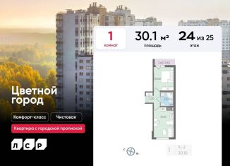 Продается 1-ком. квартира, 30.1 м2, Санкт-Петербург, Дворцовая площадь, метро Адмиралтейская