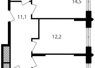 Продается 2-ком. квартира, 57.3 м2, Москва, метро Академика Янгеля