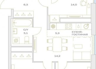 Продается 3-ком. квартира, 75.1 м2, Москва, улица Харлампиева, 32