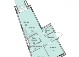 Продаю 3-ком. квартиру, 52.8 м2, Казань, Приволжский район