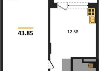 Продажа 1-комнатной квартиры, 43.8 м2, Воронеж, Коминтерновский район, Электросигнальная улица, 9Ак2