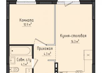 Продается 1-ком. квартира, 35.6 м2, село Первомайский, жилой комплекс Город Оружейников, 22