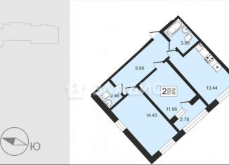 Продам 2-комнатную квартиру, 57.5 м2, Владимирская область