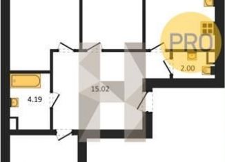 Продается трехкомнатная квартира, 88.8 м2, посёлок Солнечный, Кленовая улица, 1