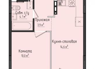 Продажа 1-ком. квартиры, 32.6 м2, село Первомайский, жилой комплекс Город Оружейников, 22