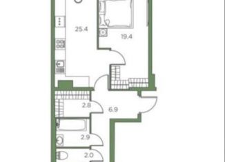 Сдам в аренду 3-комнатную квартиру, 78 м2, Санкт-Петербург, Парфёновская улица, 6к2