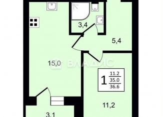 Продается однокомнатная квартира, 36.6 м2, Суздаль, Советская улица, 61