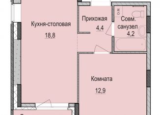 Продажа 1-ком. квартиры, 40.3 м2, Казань, Приволжский район