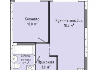 Продаю 1-ком. квартиру, 35.7 м2, Ижевск, улица Ленина, 91/1, ЖК Скандинавия