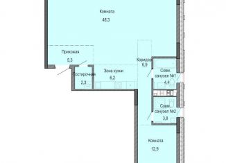 Продам 2-комнатную квартиру, 90.2 м2, Удмуртия, улица Бородина, 22