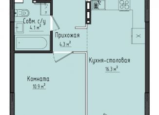 Продажа 1-ком. квартиры, 36.1 м2, село Первомайский, жилой комплекс Город Оружейников, 22