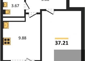 Продажа однокомнатной квартиры, 37.2 м2, Воронеж, улица Славы, 7