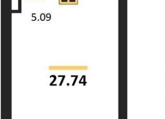 Продаю квартиру студию, 27.7 м2, село Новая Усмань