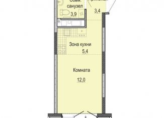 Квартира на продажу студия, 25.2 м2, Ижевск, Первомайский район