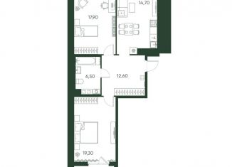 Продажа 2-ком. квартиры, 73.7 м2, Санкт-Петербург, улица Моисеенко, 10Ж, Центральный район