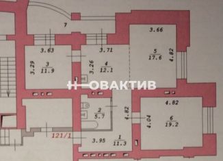 3-комнатная квартира на продажу, 77.8 м2, Новосибирск, бульвар Молодёжи, 15, Советский район