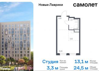 Квартира на продажу студия, 24.5 м2, Мурино