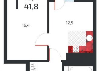 Продам 1-комнатную квартиру, 40.1 м2, Уфа, Кировский район, улица Подполковника Недошивина, 11