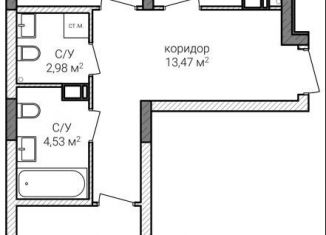 Продаю 2-ком. квартиру, 70.5 м2, Нижний Новгород, Советский район