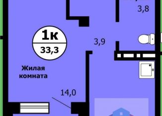 Продам 2-комнатную квартиру, 37.3 м2, Красноярский край, улица Лесников, 41Б