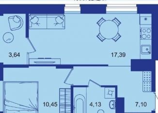 Продается однокомнатная квартира, 42.7 м2, Брянская область