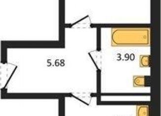 Продам 1-ком. квартиру, 47.3 м2, Ростовская область