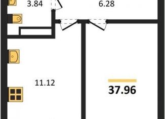 Продаю 1-комнатную квартиру, 38 м2, Ростовская область