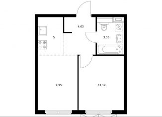 Продаю 1-комнатную квартиру, 34.3 м2, городской посёлок Янино-1