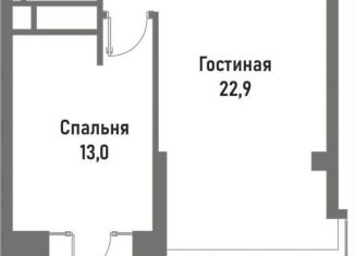 Продаю 1-комнатную квартиру, 54.2 м2, Москва, улица Матросская Тишина, 12, район Сокольники