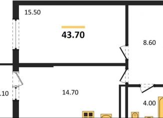 Продажа 1-ком. квартиры, 43.7 м2, Ростовская область, жилой комплекс Западные Аллеи, 6.4