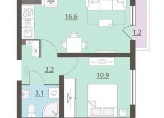 Продам однокомнатную квартиру, 34.2 м2, Екатеринбург, Верх-Исетский район