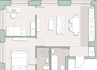 Продаю 2-комнатную квартиру, 55 м2, Москва, метро Аминьевская