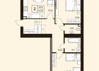 Продажа 1-ком. квартиры, 37.1 м2, Уфа, улица Жуковского, 19А