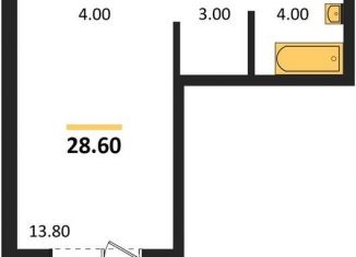 Продам квартиру студию, 28.6 м2, Новосибирск, Кировский район