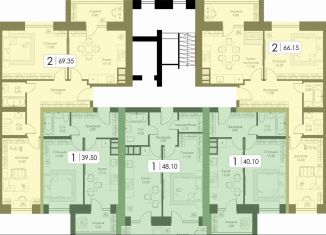 Продажа 1-комнатной квартиры, 40.1 м2, Смоленск, ЖК Загорье