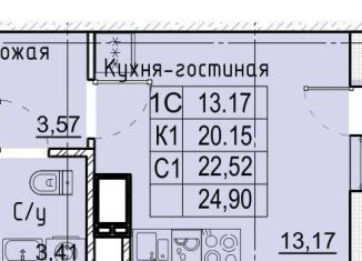 Продается квартира студия, 24.9 м2, Ставрополь