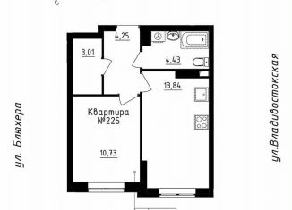 Продажа 1-ком. квартиры, 36.3 м2, Екатеринбург, Кронштадтская улица, ЖК Уральский