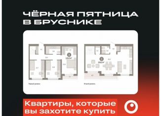 3-комнатная квартира на продажу, 129 м2, Новосибирская область