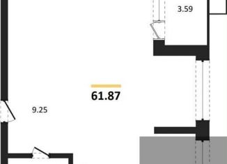 Продается 2-комнатная квартира, 61.9 м2, Воронеж, набережная Чуева, 7, Железнодорожный район