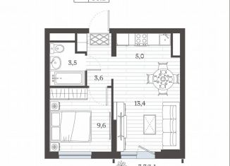 Продается 2-ком. квартира, 36.1 м2, Дербент