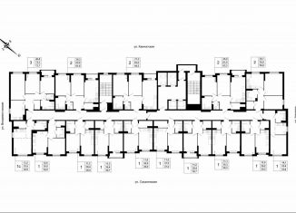 2-ком. квартира на продажу, 64.2 м2, Екатеринбург, ЖК Уральский