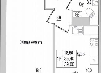 Продается 1-ком. квартира, 39 м2, Псковская область, улица Героя России Досягаева, 6