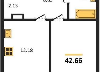 Продажа 1-ком. квартиры, 42.7 м2, Воронеж, Коминтерновский район