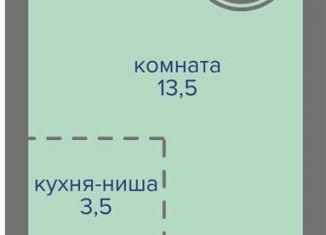 Продаю квартиру студию, 25.3 м2, Пермь, шоссе Космонавтов, 309Ак1