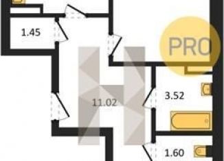 Продажа 2-ком. квартиры, 68.4 м2, Воронеж, Коминтерновский район, улица Славы, 7