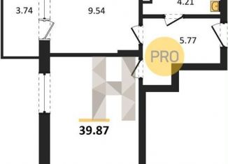 1-ком. квартира на продажу, 39.9 м2, Воронеж, Коминтерновский район, Покровская улица, 19