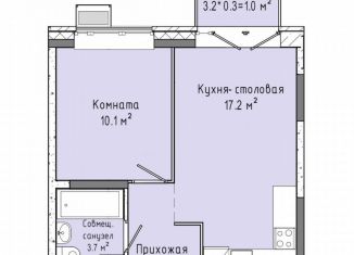 1-ком. квартира на продажу, 35 м2, Удмуртия, улица Ленина, 91/1